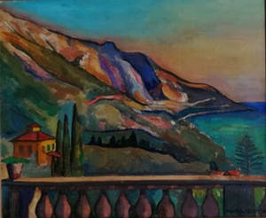 Matthieu Wiegman - Kustlandschap bij Menton (Z-Frankrijk) kopen? Bied vanaf 2000!