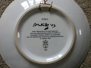 Corneille - Groot porseleinen bord 'Octavo' kopen? Bied vanaf 75!