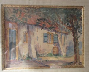 Suze de Lint - Aquarel Brabants Boerderijtje kopen? Bied vanaf 1!