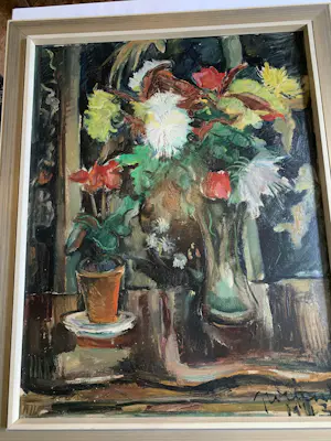 Pieter Defesche - Bloemstilleven Unica 1943‼️ kopen? Bied vanaf 150!