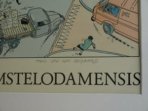 Theo van den Boogaard - Ingelijste prent, Horror Vacuï Amstelodamensis, Sjef van Oekel – 1985 kopen? Bied vanaf 1!