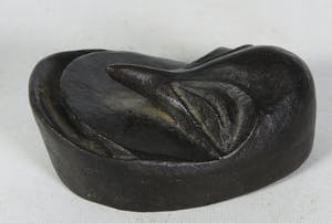 Brons (Onbekend) - Klein bronzen etnografisch masker (vogelmasker) kopen? Bied vanaf 1!