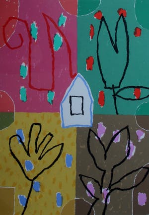 Harrie Gerritz - Zeefdruk: Mental Landscape - 1998 kopen? Bied vanaf 75!