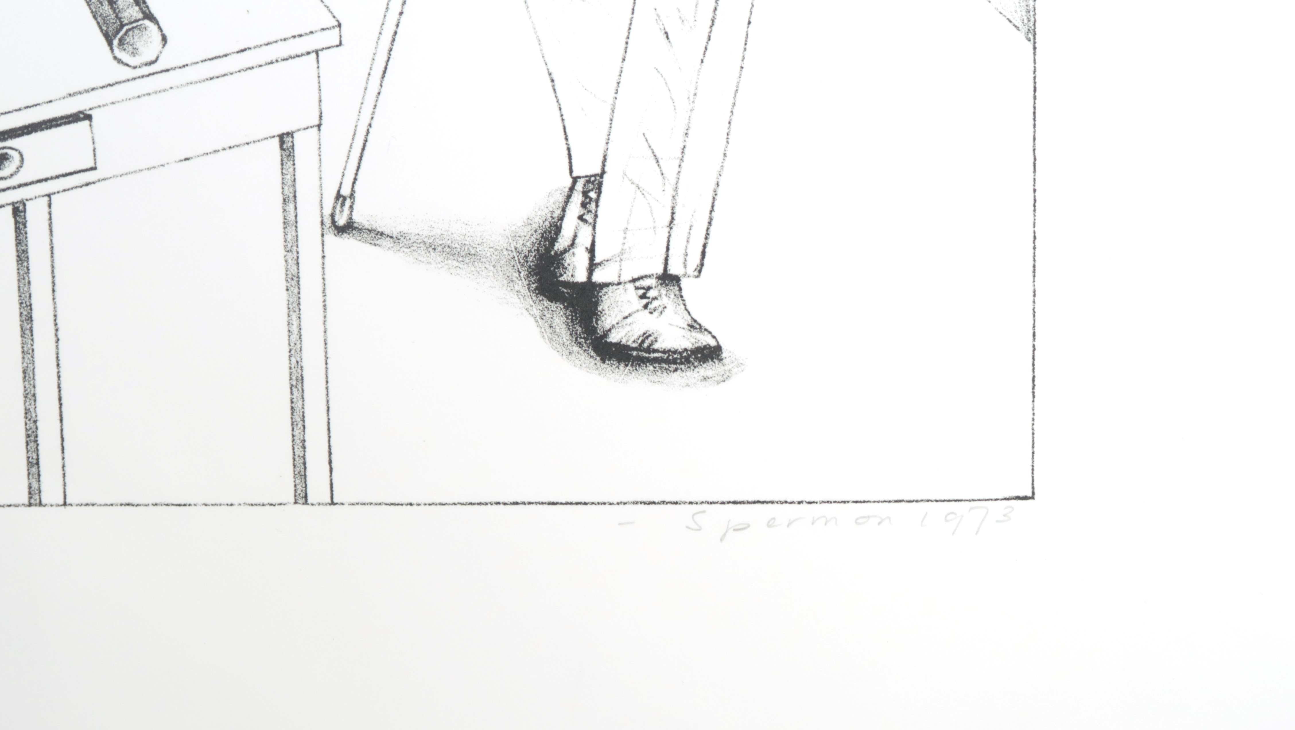 Kees Spermon - Litho, Zonder titel kopen? Bied vanaf 1!
