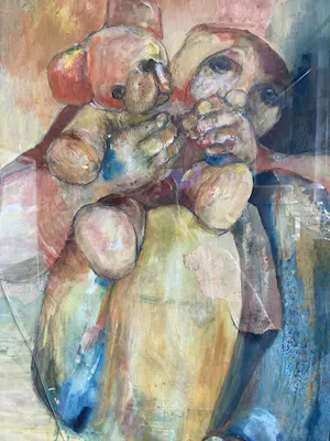 Annica Koot - Acryl op papier z.t. (GROOT) kopen? Bied vanaf 80!