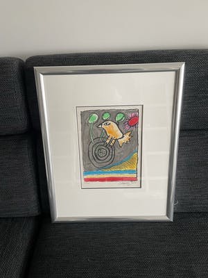 Corneille - Mooi ingelijste zeefdruk kopen? Bied vanaf 175!