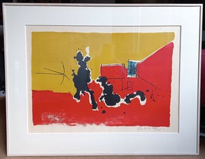 Constant - Japanese Love Call, litho (netjes ingelijst, groot) kopen? Bied vanaf 495!