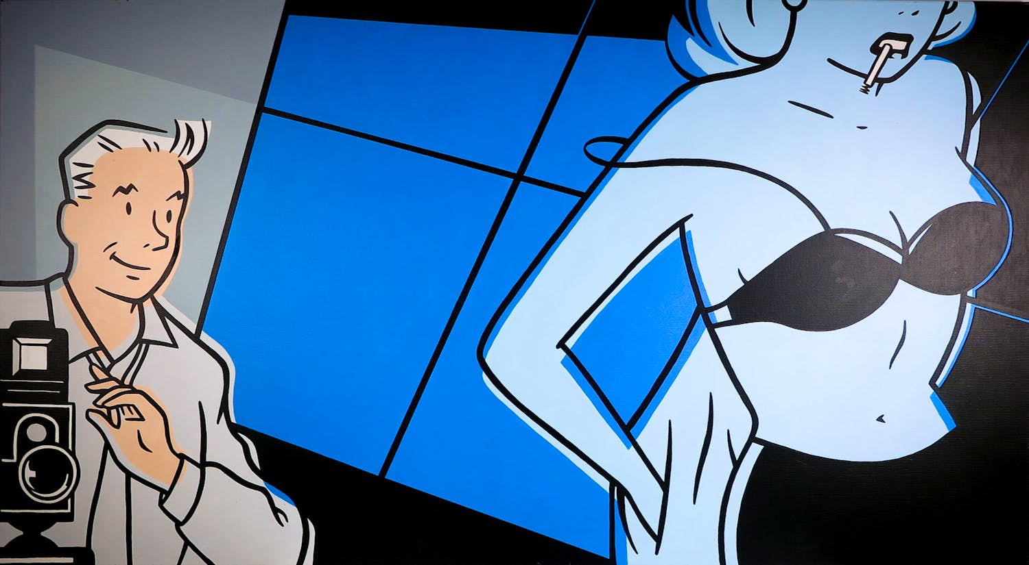 Luc Verschuuren - Acryl op doek, Impatience (Zeer groot) kopen? Bied vanaf 350!