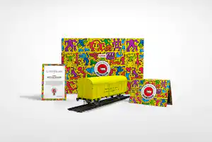 Keith Haring - Märklin Message Wagon vendu pour 75€ !