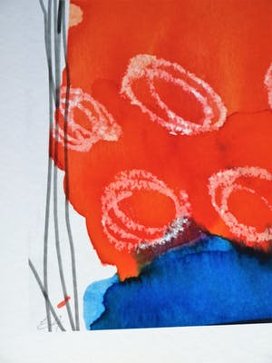 Arturo - Giclée , abstract en kleurrijk – E.A. - 70 x 70 cm kopen? Bied vanaf 30!