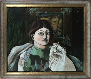 George van Herwaarde - Olieverf op doek, Portret - Ingelijst kopen? Bied vanaf 1!