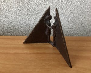 Brons (Onbekend) - Prachtig beeldje met de titel " WELKOM " kopen? Bied vanaf 20!