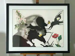 Salvador Dali - SUMMER - épreuve d'artiste - 1986 verkocht voor € 570!
