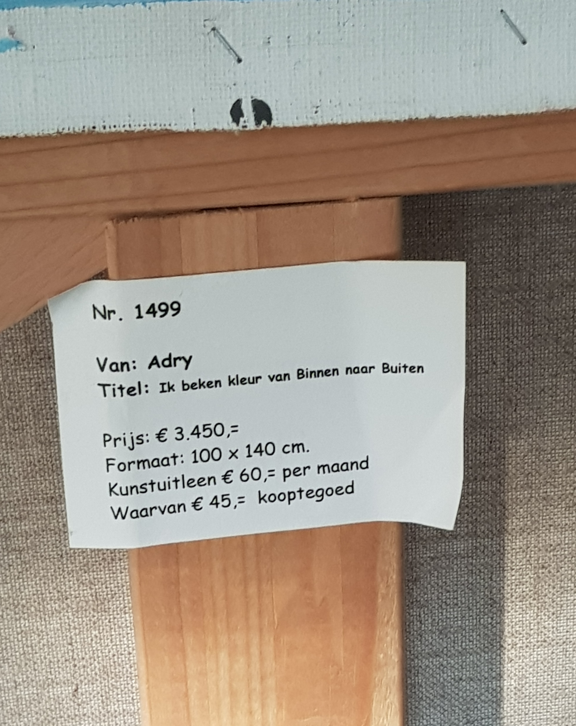 Adry Deekens-van Gorp - Ik beken kleur van binnen naar buiten kopen? Bied vanaf 2250!