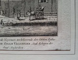 Abraham Rademaker - Koperets uit 1730. De Hofstede Hogermeer, Edelen Agtbaren Heer Gillis Valkenier kaufen? Bieten Sie von 50!