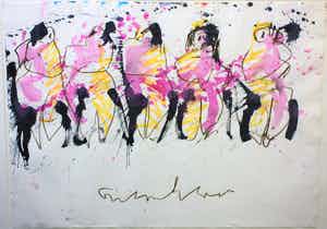 Anton Heyboer - Groot werk: vijf vrouwen verkocht voor € 400!