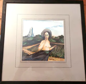 Evert van Hemert - Vrouw in landschap kopen? Bied vanaf 25!