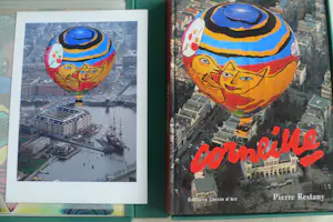 Corneille - Overslagdoos met boek en twee zeefdrukken - Auteur Pierre Restany - 200 ex. kopen? Bied vanaf 300!