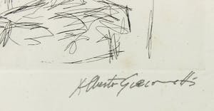 Alberto Giacometti - Ets uit Paroles Peintes II - Ingelijst kopen? Bied vanaf 1!