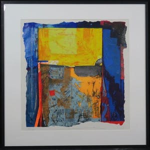 Jos Verwiel - Zeefdruk, Kitrino - Ingelijst (Galerieprijs €1295) kopen? Bied vanaf 40!