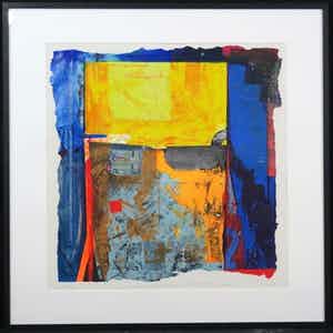 Jos Verwiel - Zeefdruk, Kitrino - Ingelijst (Galerieprijs €1295) verkocht voor € 40!