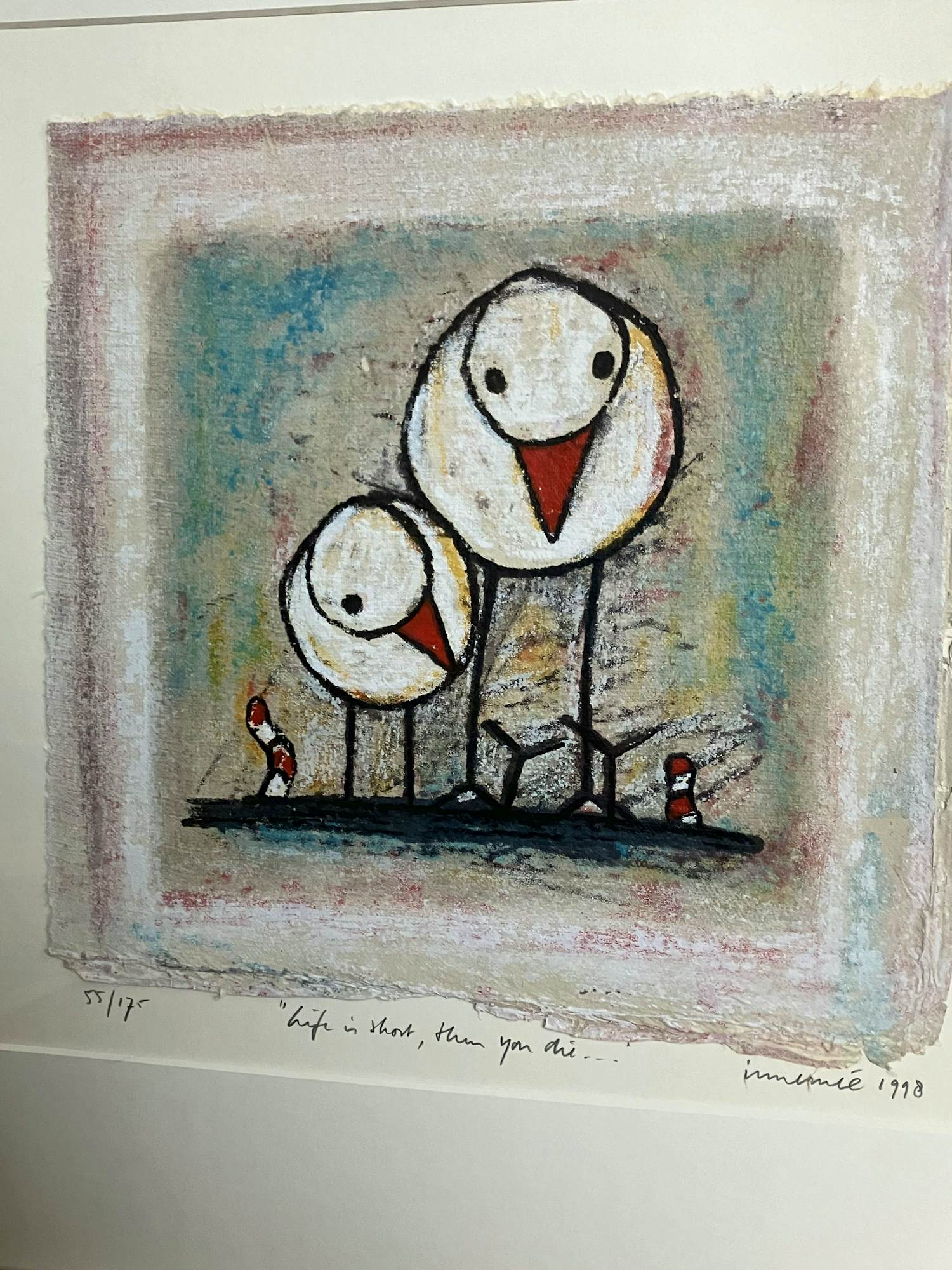 Hans Innemee - ‘Life is short …’ verkocht voor € 250!