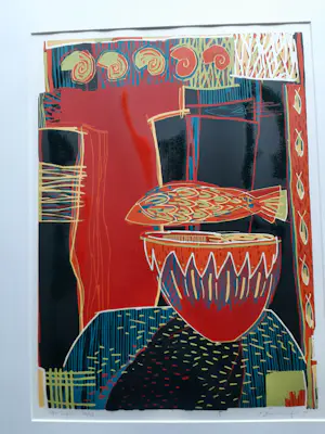 Diana van Hal - Zeefdruk, Titel, At Night kopen? Bied vanaf 40!