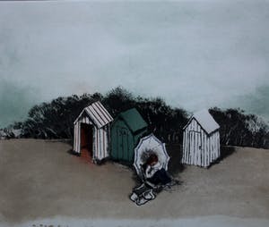 Annapia Antonini - ets: strandgezicht kopen? Bied vanaf 35!