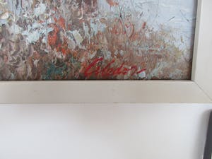 Niet of onleesbaar gesigneerd - Abstract Stadsgezicht kopen? Bied vanaf 1!