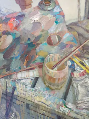 Niet of onleesbaar gesigneerd - Stilleven atelier kunstenaar kopen? Bied vanaf 1!