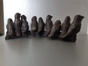 Astrid Veldhuyzen-Koppen - Vrij werk "Vertederende Vogeltjes" kopen? Bied vanaf 100!