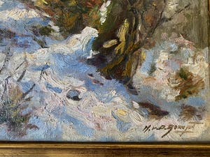 Marcel Van den Bempt - 1940 - Winterlandschap kopen? Bied vanaf 50!