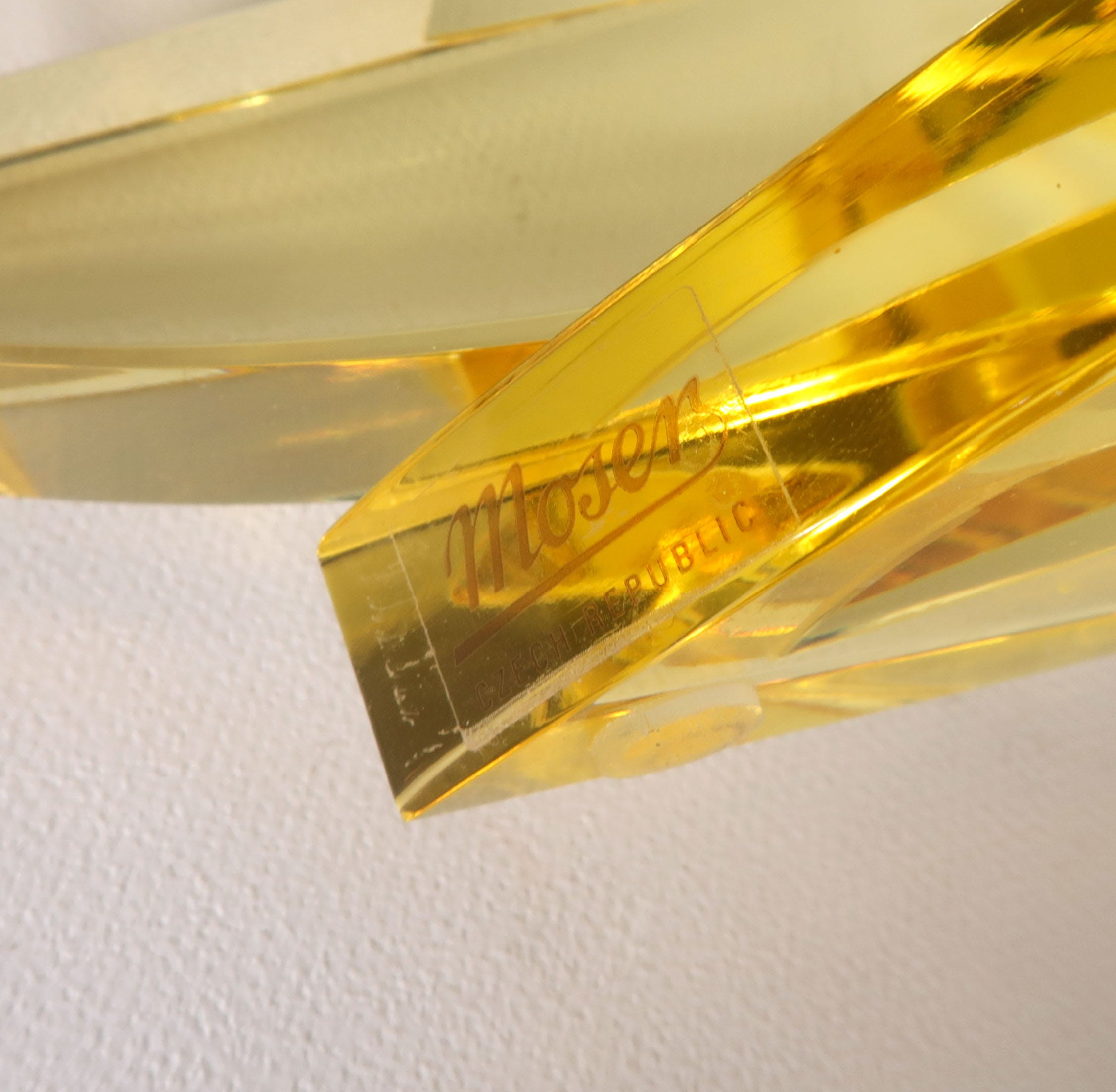 Moser - Glas, Gele zeilboot kopen? Bied vanaf 100!