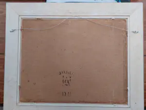 Wim Oepts - ''Stilleven met hortensia en blauwe spuitwater fles" kopen? Bied vanaf 2750!