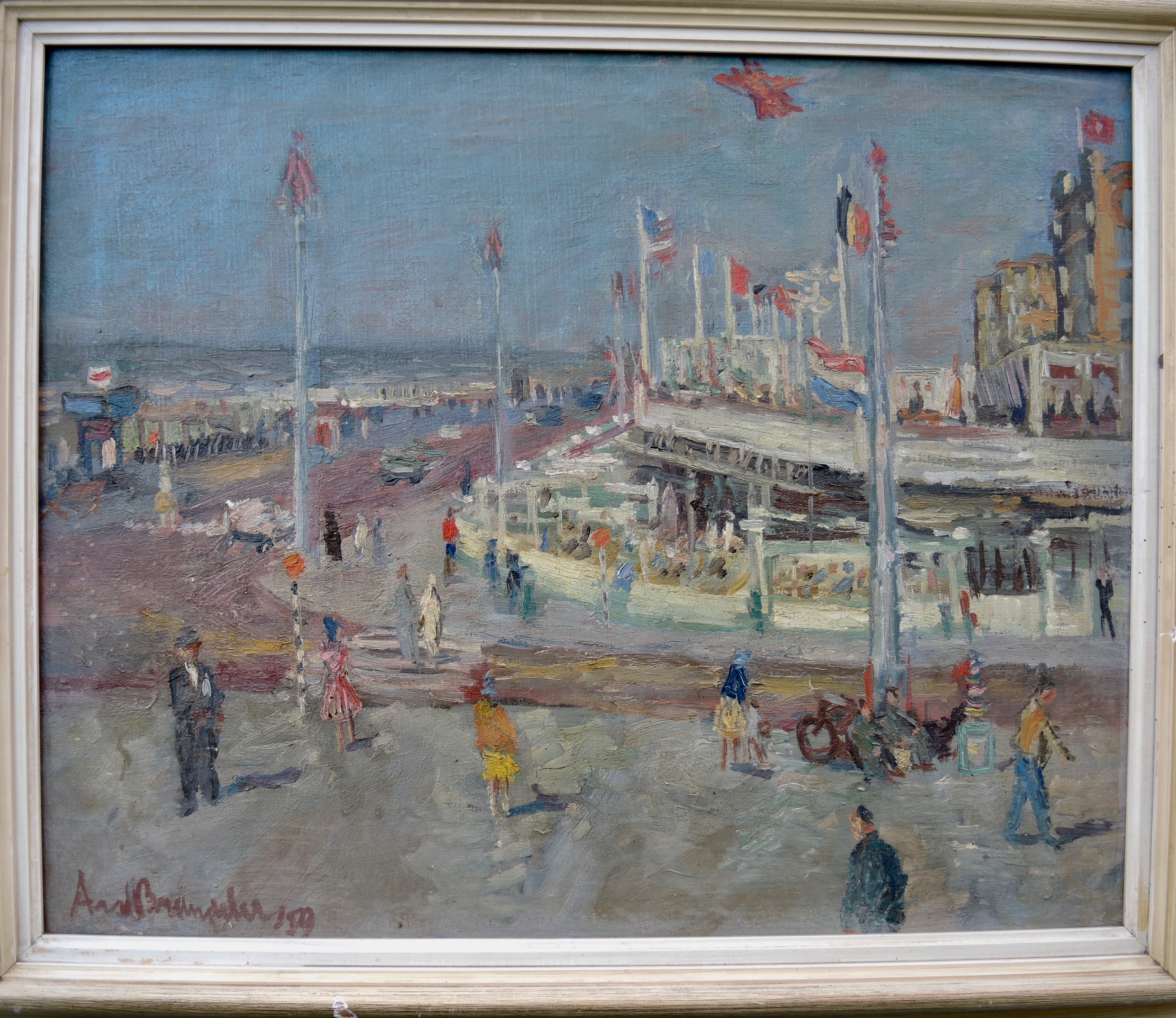 Agnes van den Brandeler - gezicht op Scheveningen kopen? Bied vanaf 500!