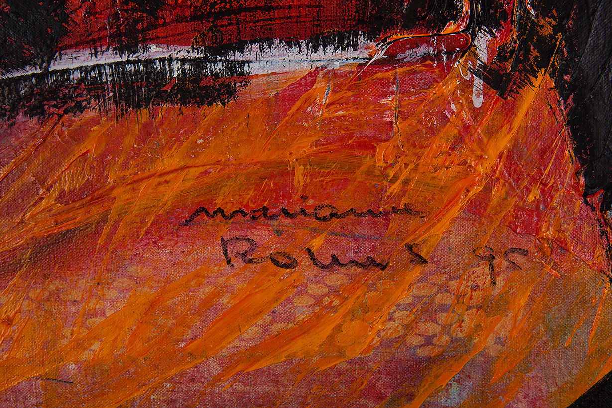Marianne Rouws - Vlag XX - 1995 - Acrylverf en vernis op doek - Amsterdam kopen? Bied vanaf 20!