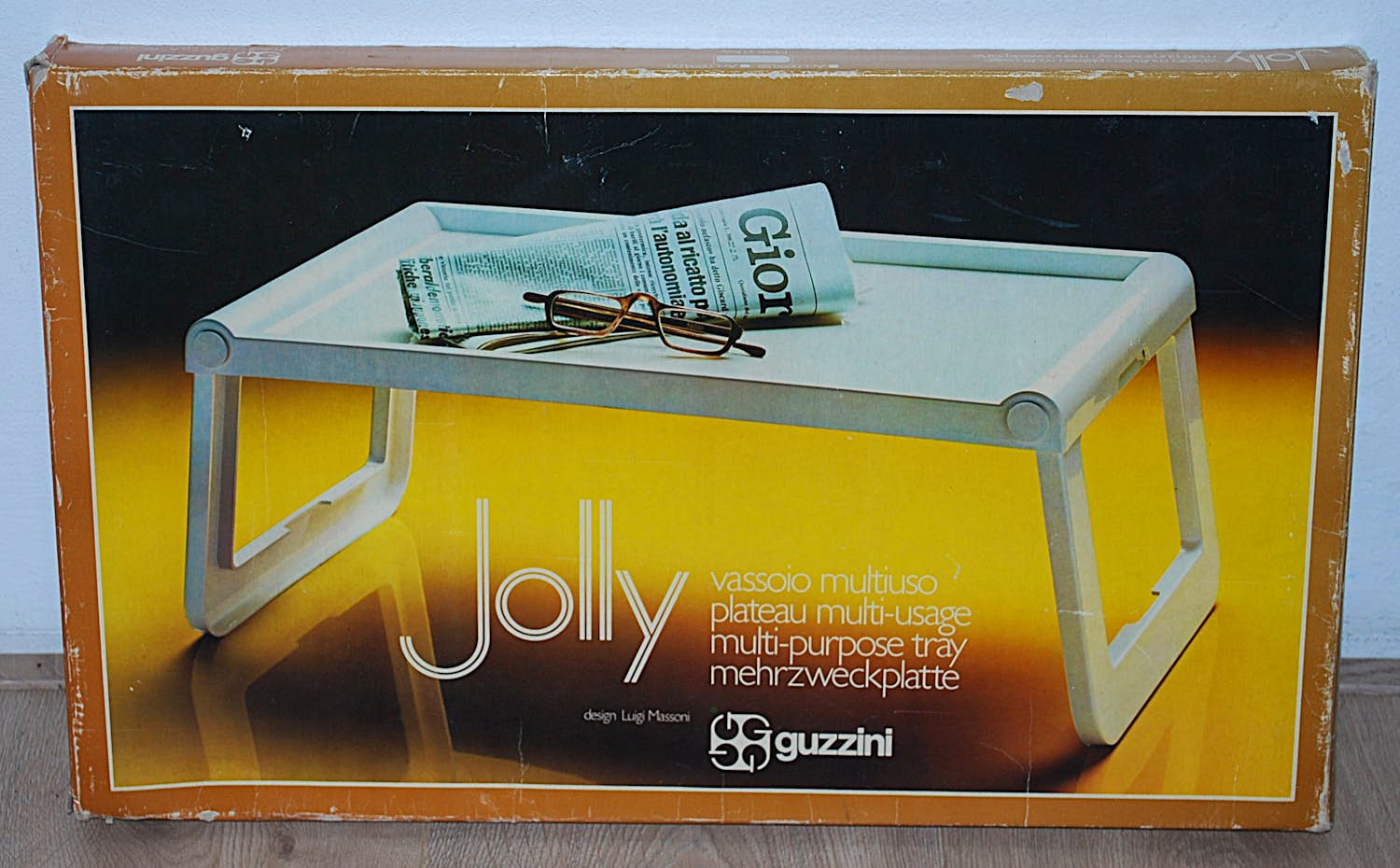 Guzzini - ontwerp Luigi Massoni: multi-purpose tray Jolly - in de originele doos kopen? Bied vanaf 75!