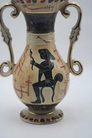 Niet of onleesbaar gesigneerd - Prachtige Oude Aardewerken Saint Ghislain Amphore (20e eeuw kopen? Bied vanaf 1!