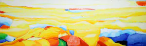 Saskia Bremer - Acryl op doek, Serra de Alcaria - Ingelijst (Zeer groot) kopen? Bied vanaf 1!