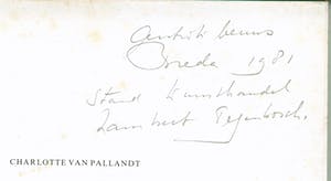 Charlotte van Pallandt - Bronzen beeld: Klein portret Truus II, ontwerp 1959 kopen? Bied vanaf 595!