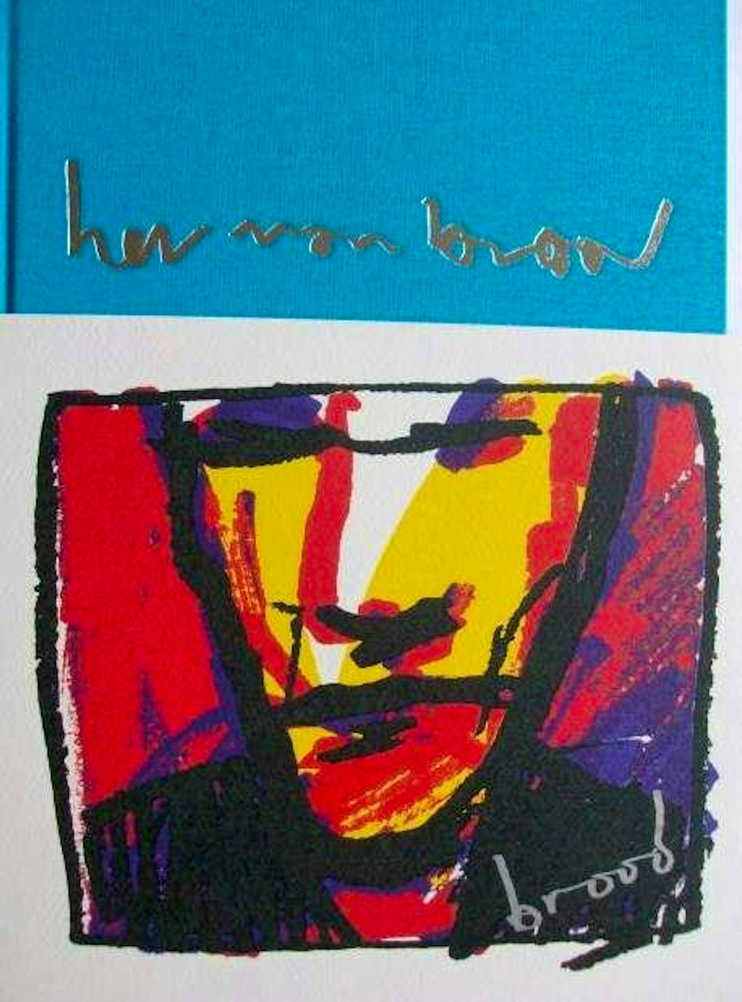 Herman Brood - Woedend Licht (boek+zeefdruk) verkocht voor € 150!