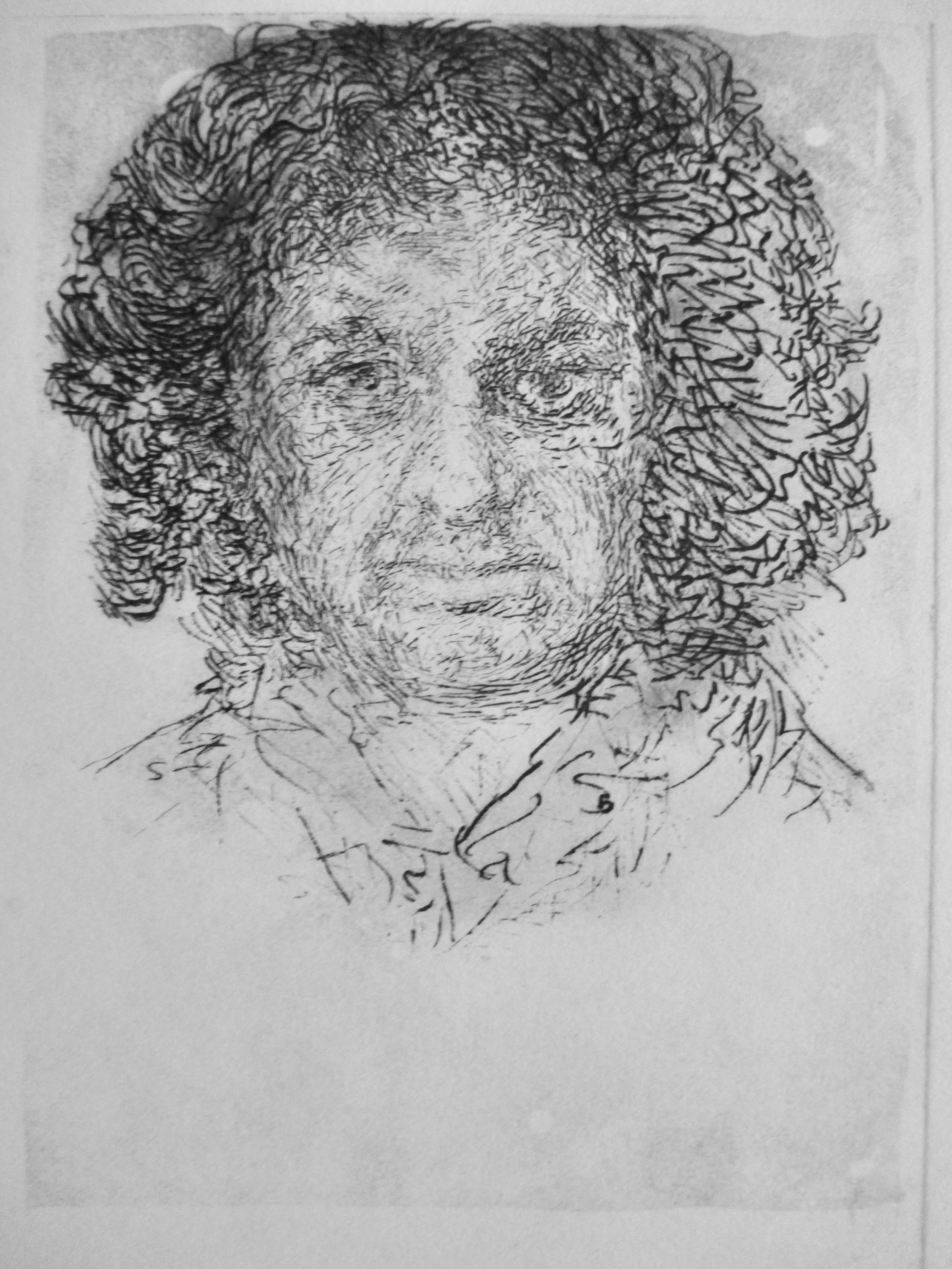 Gerard Bellaart - Ets portret kopen? Bied vanaf 15!