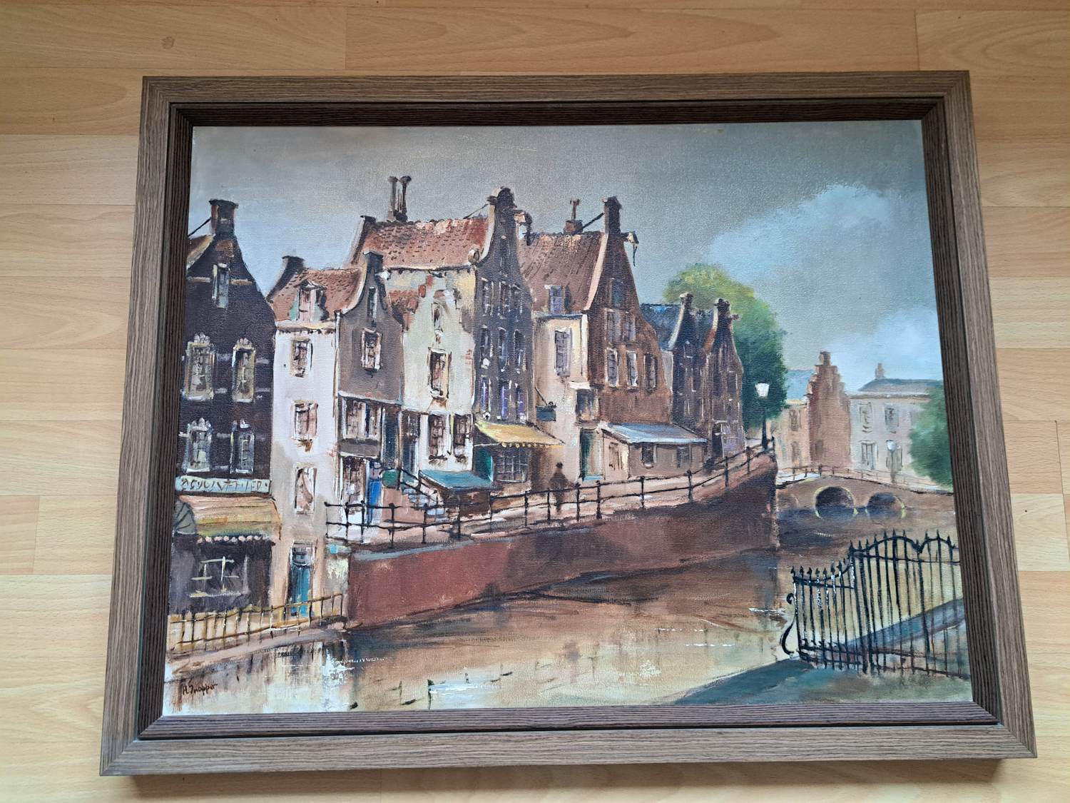 Rein Snapper - Olieverf- stadsgezicht kopen? Bied vanaf 100!