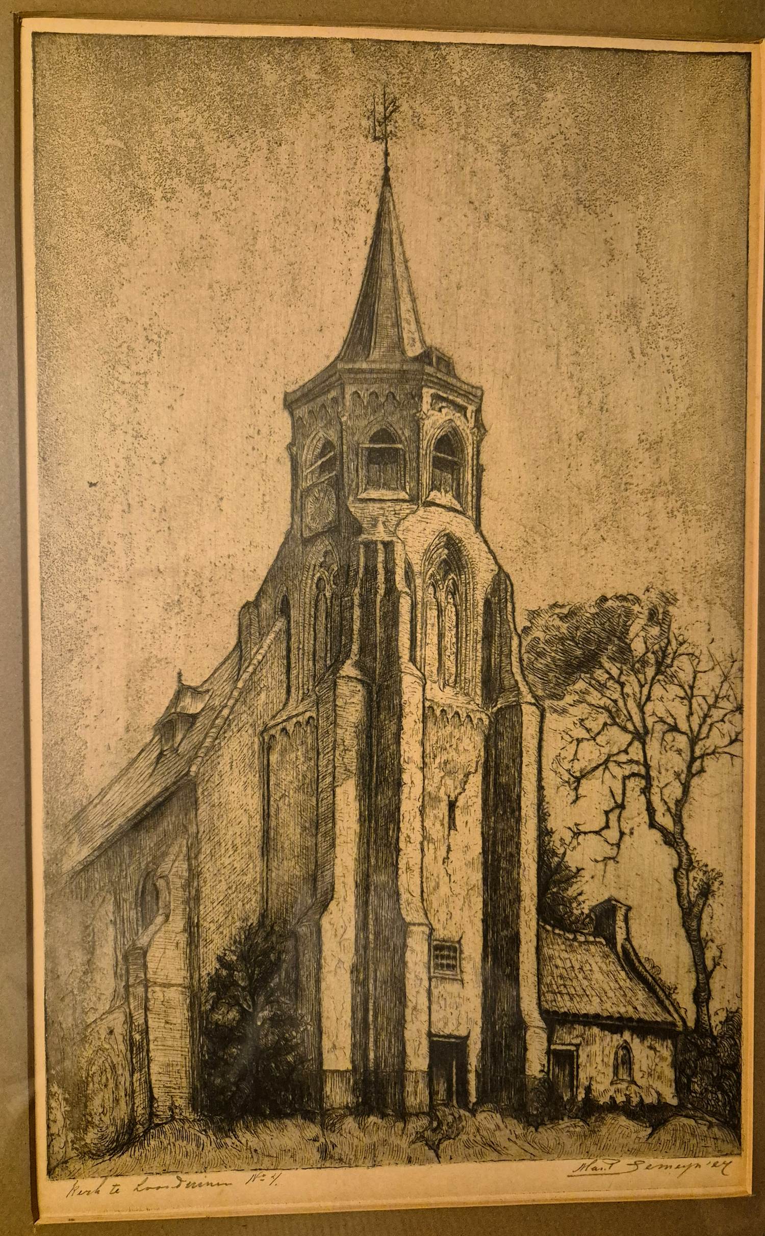 Marinus Pieter Semeijn - Kerk te Loosduinen No 4 kopen? Bied vanaf 50!