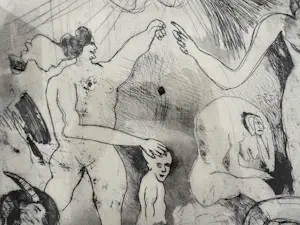 Lucebert - Strijd der Academici (Cavemen) kopen? Bied vanaf 200!