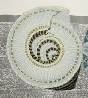 Sees Vlag - "schelp en schaal met dennenappels'. kopen? Bied vanaf 95!