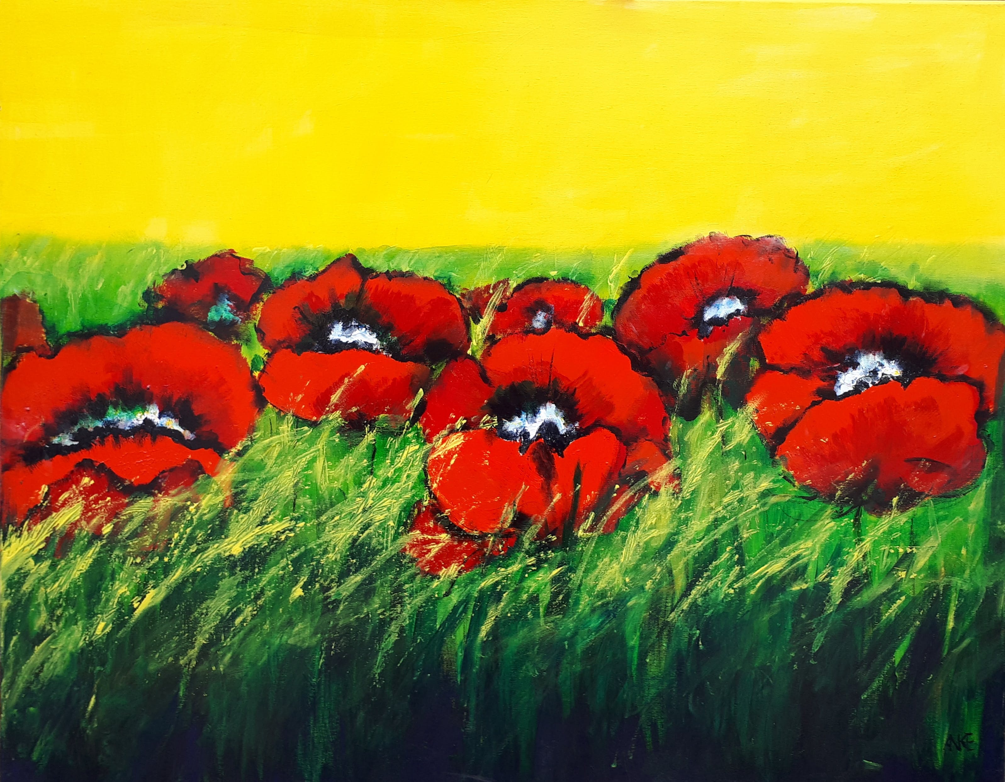 Anke Peddemors - Klaprozenveld verkocht voor € 40!