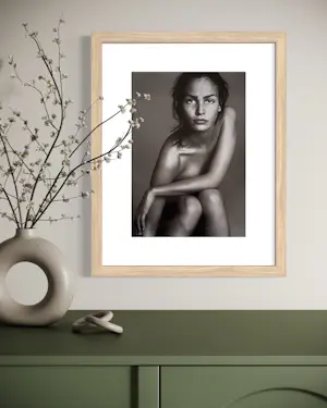 Richard Avedon - Inès Sastre – Pirelli-Kalender 1997 – New York – gerahmt kopen? Bied vanaf 190!