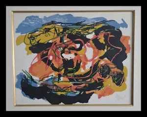 AcheterKarel Appel - Abstracte compositie? Enchérissez de 900!