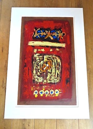 Hans Vanhorck - Labyrinth - Groot - Professioneel passe-partout - Originele galerieprijs F 1800, kopen? Bied vanaf 1!